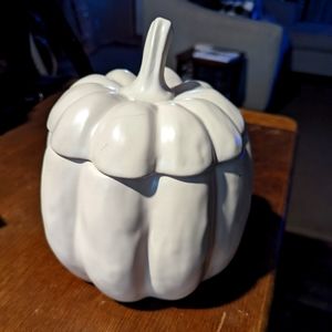 Pumpkin tureen or cookie jar